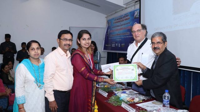 Mandira Faldesai awarded IGS gold medal for topping ME exam
