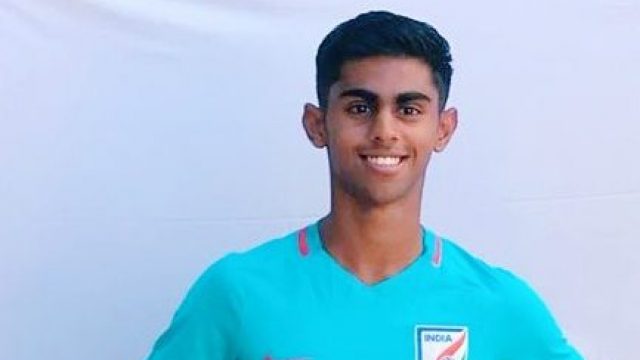 Ribhav gets call-up for India U-19 football team
