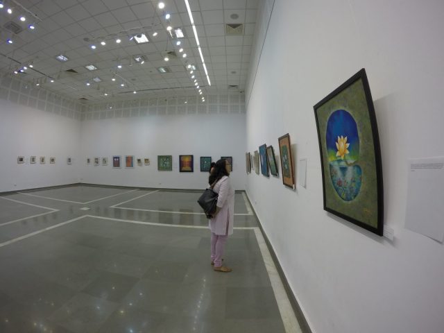 Art exhibition- Shades, colours, and life
