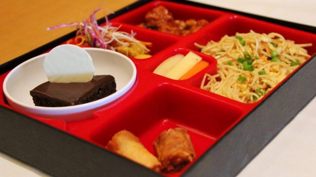 Pan Asian food in a box