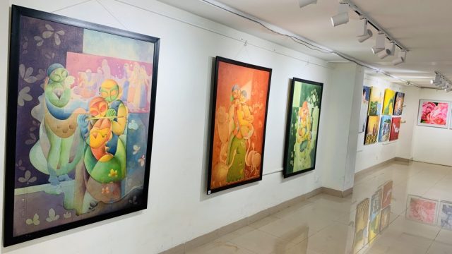 Indian artists display their works at Spandan – Annual Global Art Festival of India