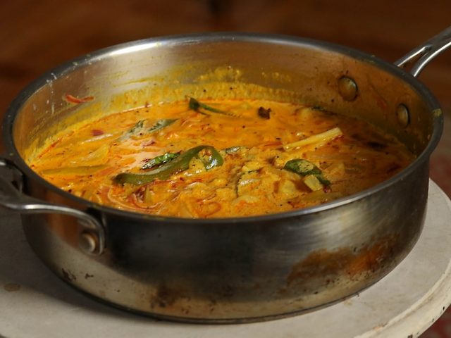 From Grandma’s Kitchen: Green mango in Coconut curry