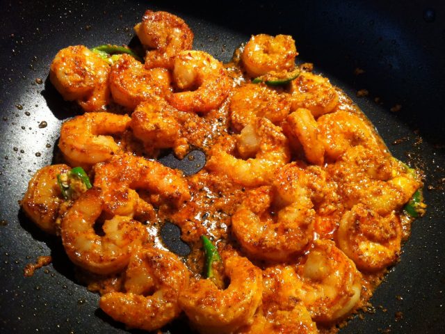 From Grandma’s Kitchen: Prawn Chilly Fry