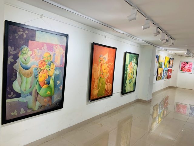 Indian artists display their works at Spandan – Annual Global Art Festival of India