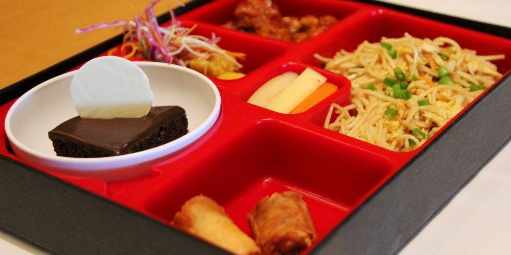 Pan Asian food in a box
