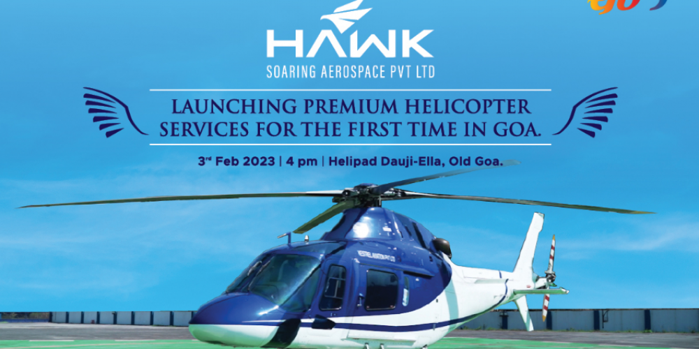 Tour Goa in a helicopter!