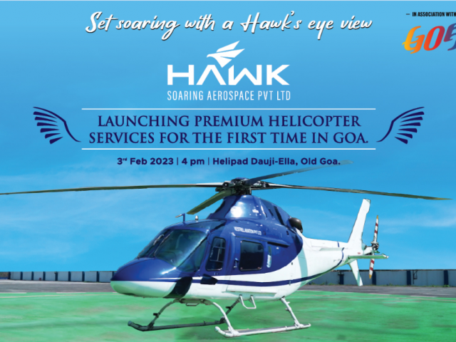 Tour Goa in a helicopter!