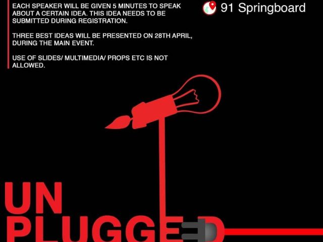 TEDx Unplugged on April 25