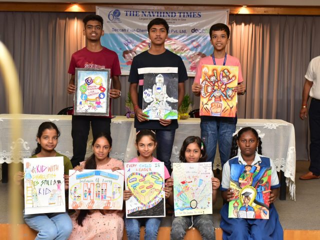 The Navhind Times organises Childrens’ Day Special art competition