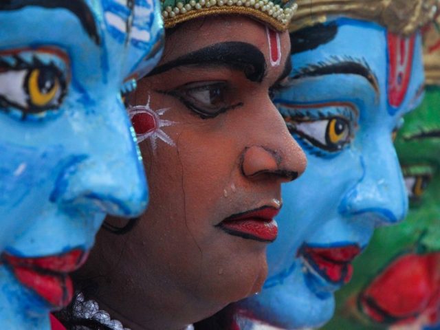 Shigmo parade in the capital city